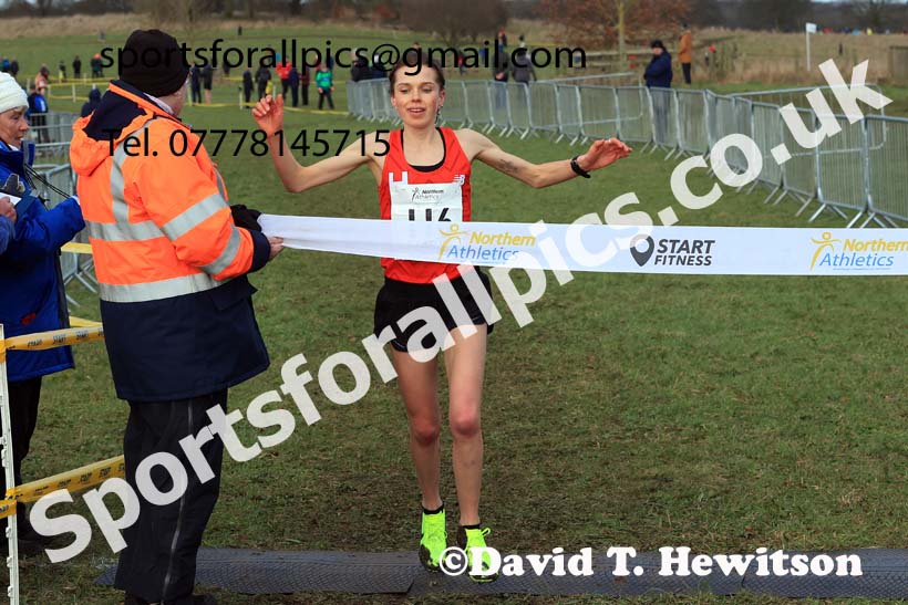 Senior Womens 2024 Northern Cross Country Champs., Sedgefield. Photo: David T. Hewitson/Sports for All Pics